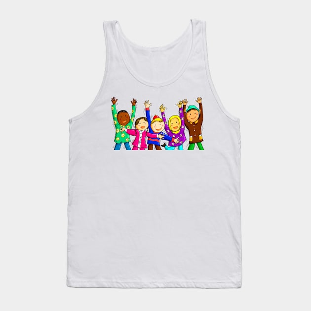 Happy International Children's Day Tank Top by Nalidsa